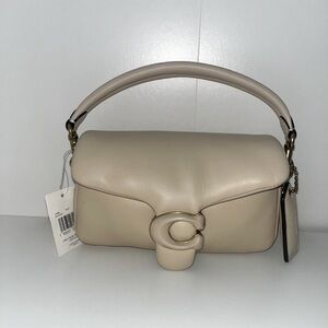 NWT Coach Pillow Tabby 18 - Ivory